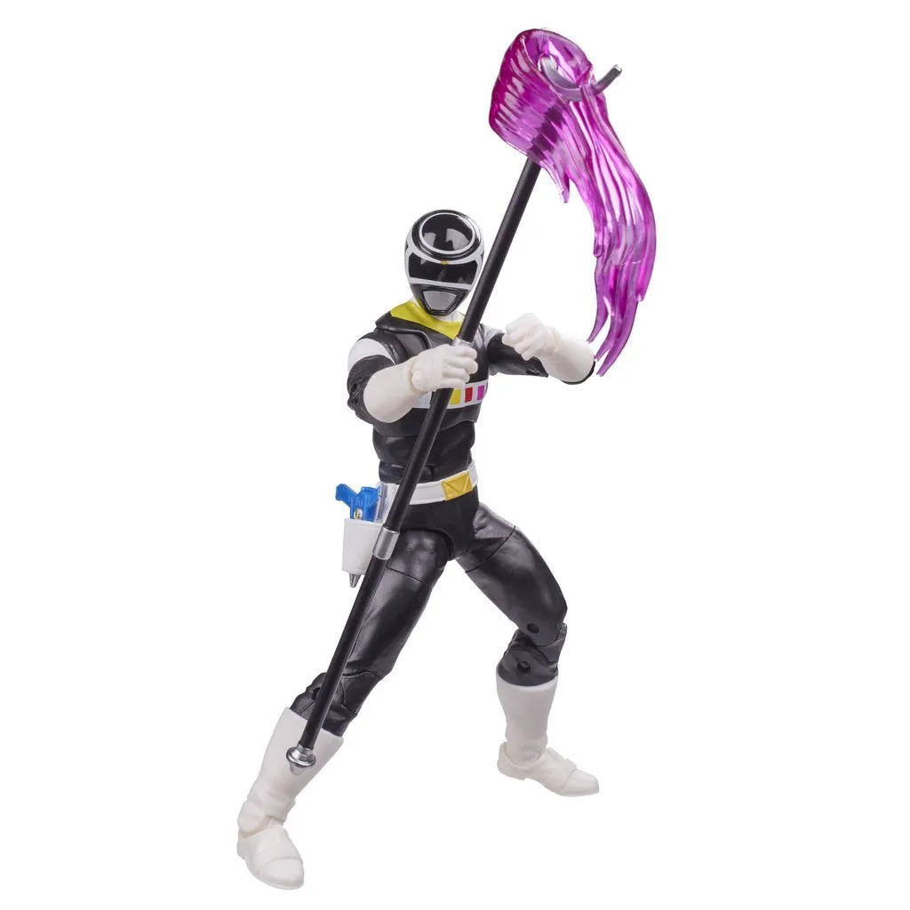 Power Rangers Lightning Collection - In Space Black Ranger Action Figure (E8963) LOW STOCK