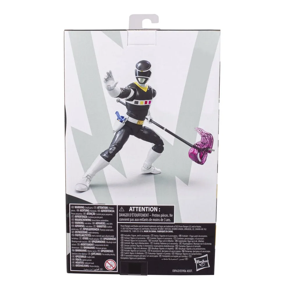 Power Rangers Lightning Collection - In Space Black Ranger Action Figure (E8963) LOW STOCK