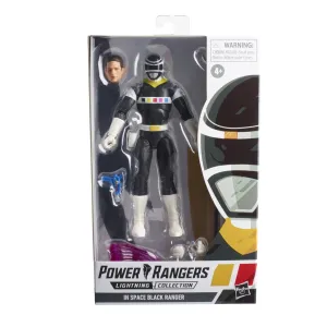 Power Rangers Lightning Collection - In Space Black Ranger Action Figure (E8963) LOW STOCK