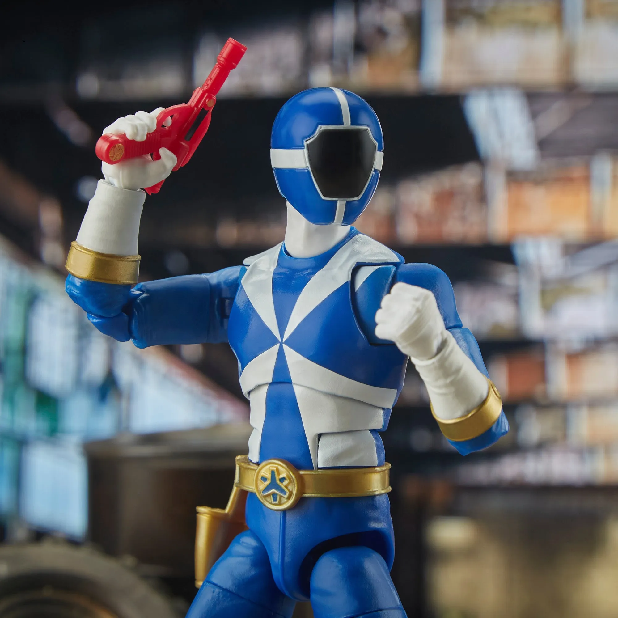 Power Rangers Lightning Collection Lightspeed Rescue Blue Ranger Figure