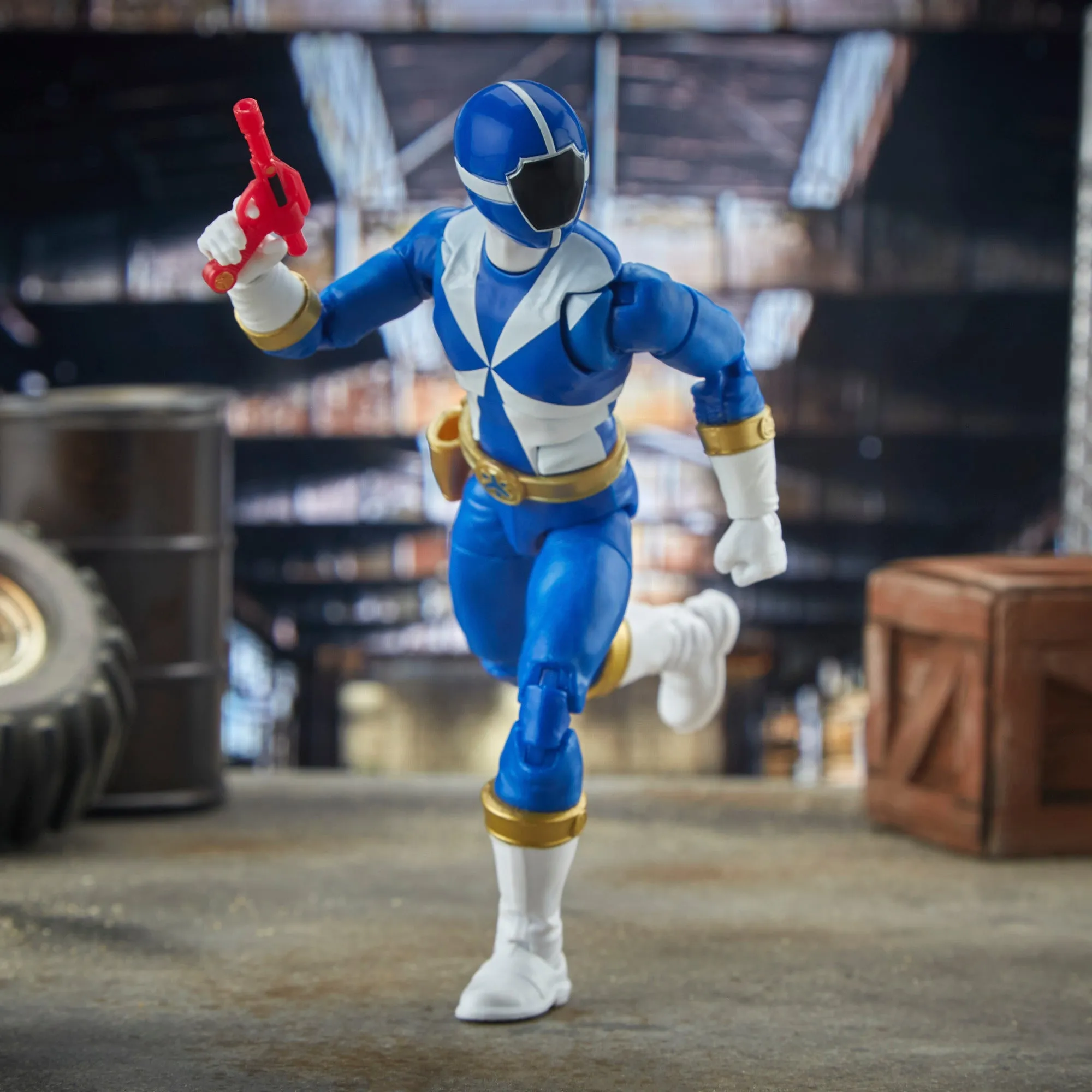 Power Rangers Lightning Collection Lightspeed Rescue Blue Ranger Figure