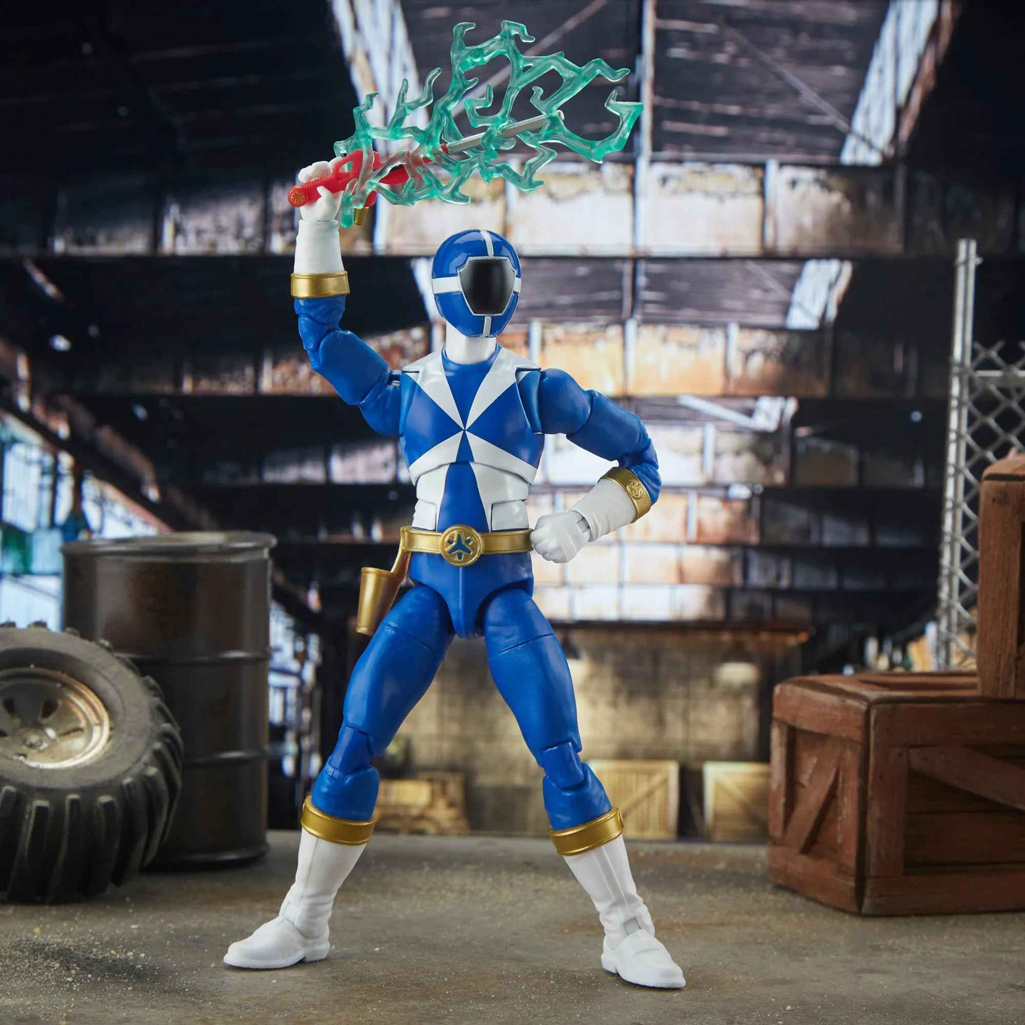 Power Rangers Lightning Collection Lightspeed Rescue Blue Ranger Figure