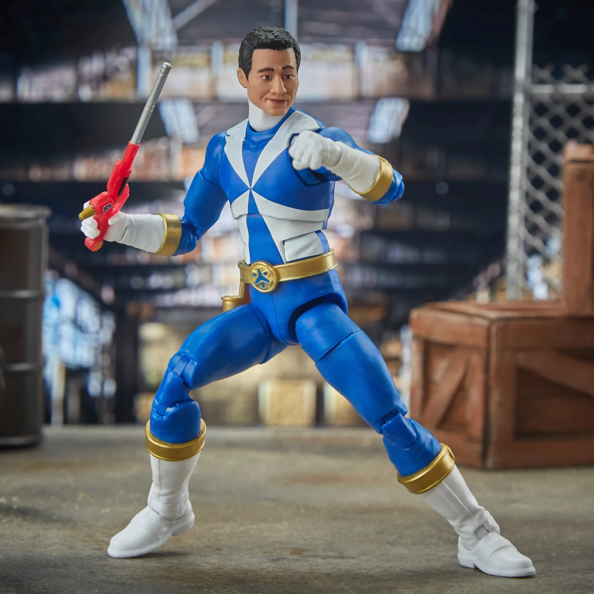 Power Rangers Lightning Collection Lightspeed Rescue Blue Ranger Figure