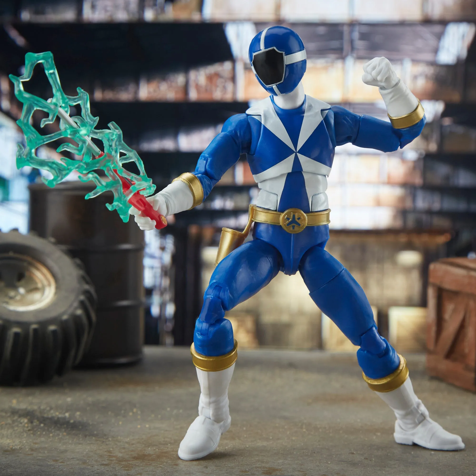 Power Rangers Lightning Collection Lightspeed Rescue Blue Ranger Figure