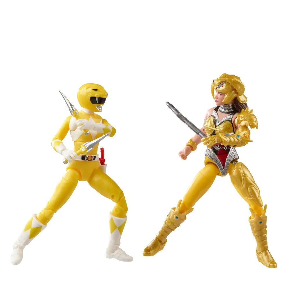 Power Rangers Lightning Collection Mighty Morphin Yellow Ranger Vs. Scorpina 2-Pack