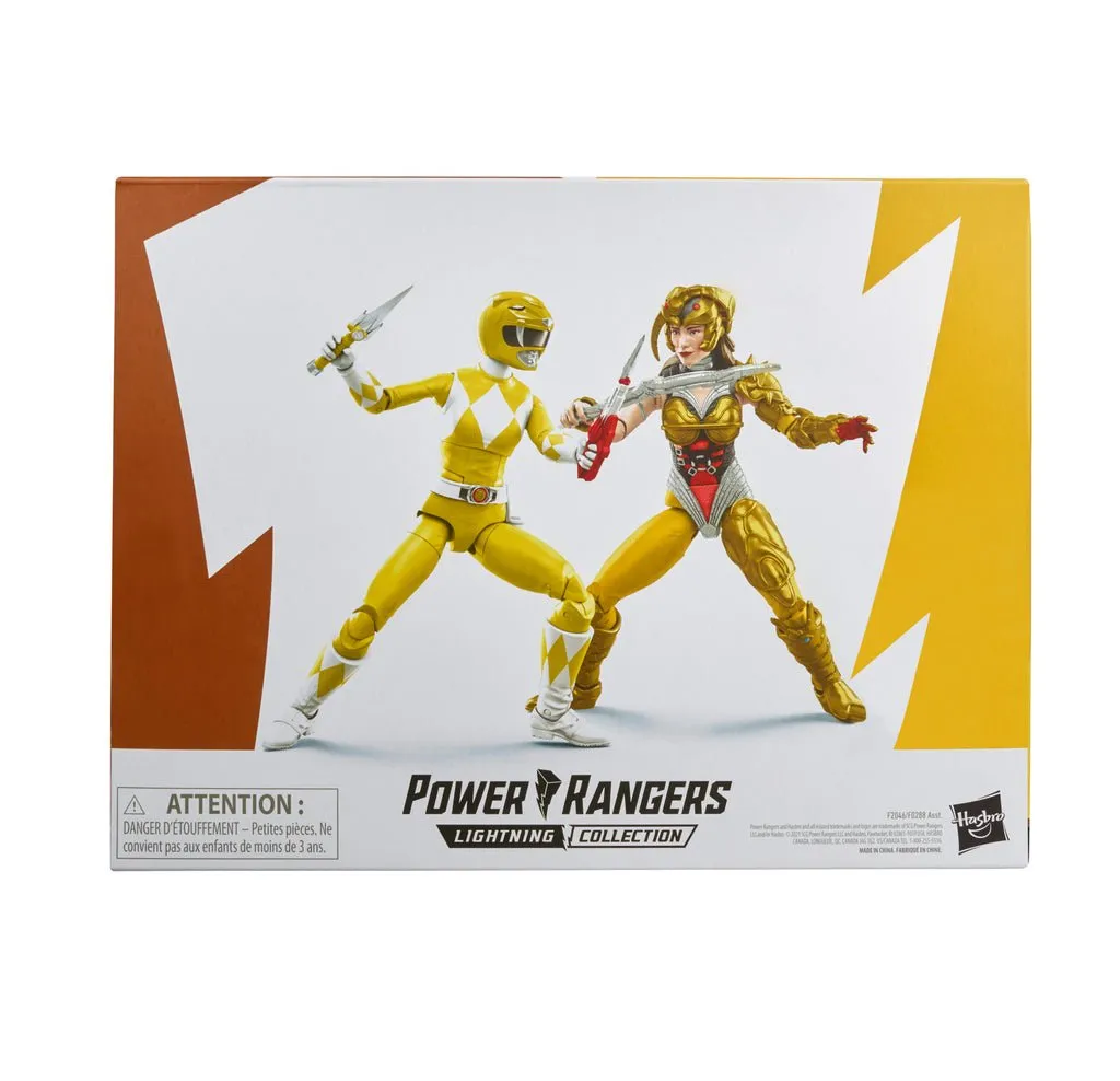 Power Rangers Lightning Collection Mighty Morphin Yellow Ranger Vs. Scorpina 2-Pack