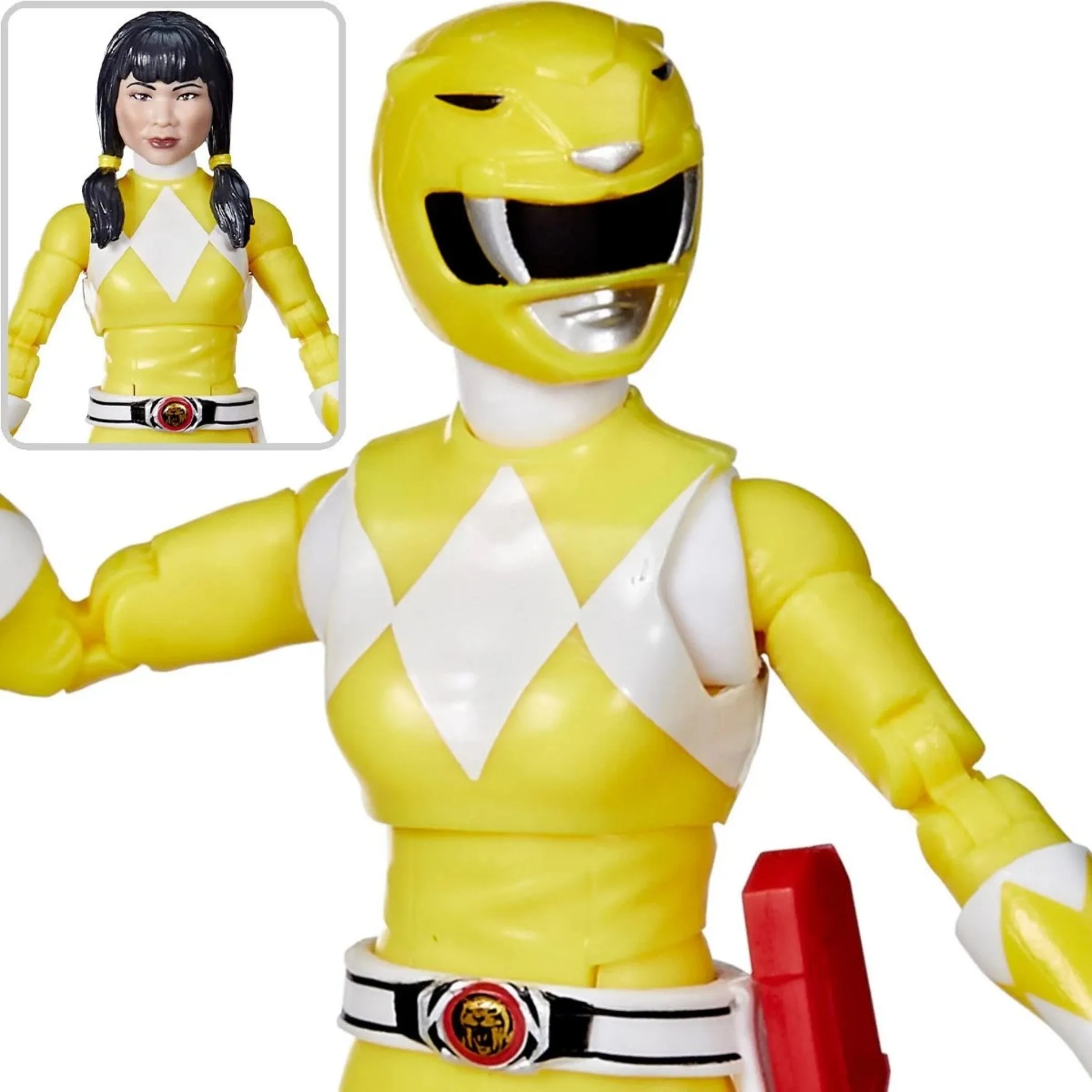 Power Rangers Lightning Collection Remastered Yellow Ranger Figure