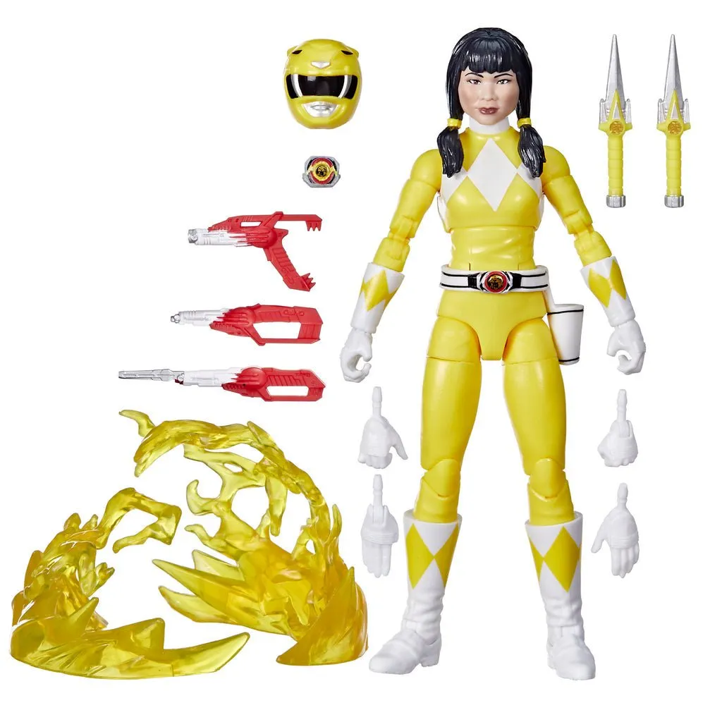 Power Rangers Lightning Collection Remastered Yellow Ranger Figure