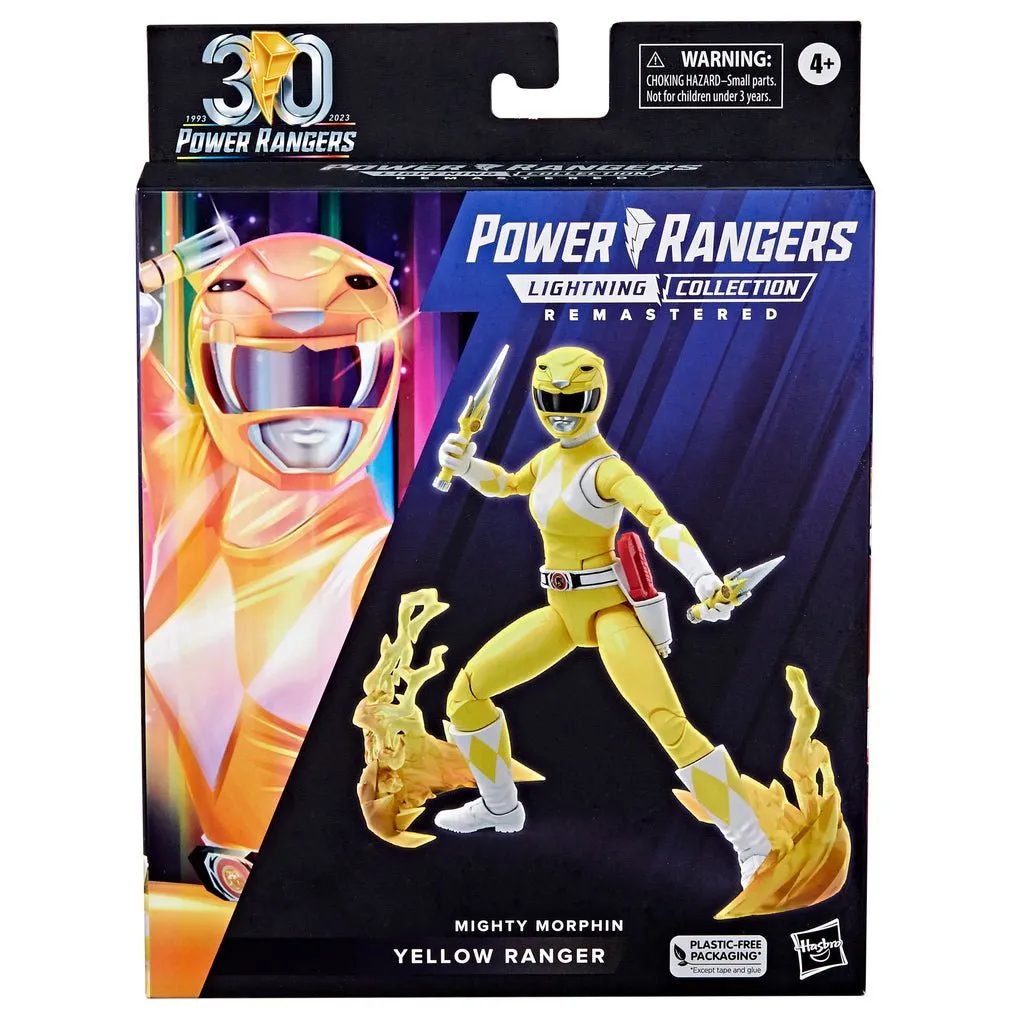 Power Rangers Lightning Collection Remastered Yellow Ranger Figure