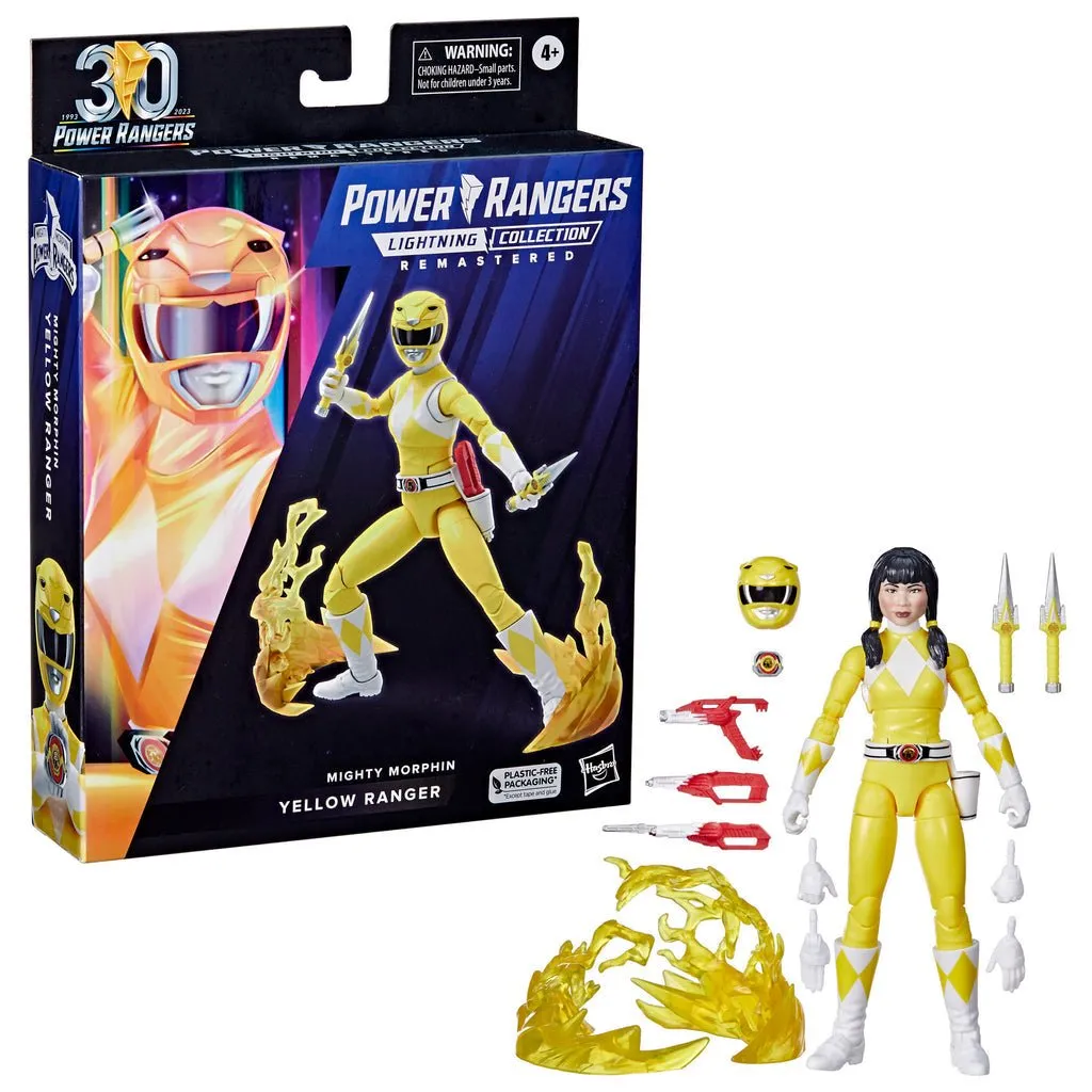 Power Rangers Lightning Collection Remastered Yellow Ranger Figure