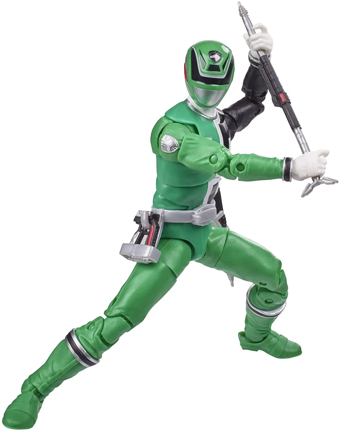 Power Rangers Lightning Collection S.P.D. Green Ranger 6-Inch Premium Collectible Action Figure Toy with Accessories