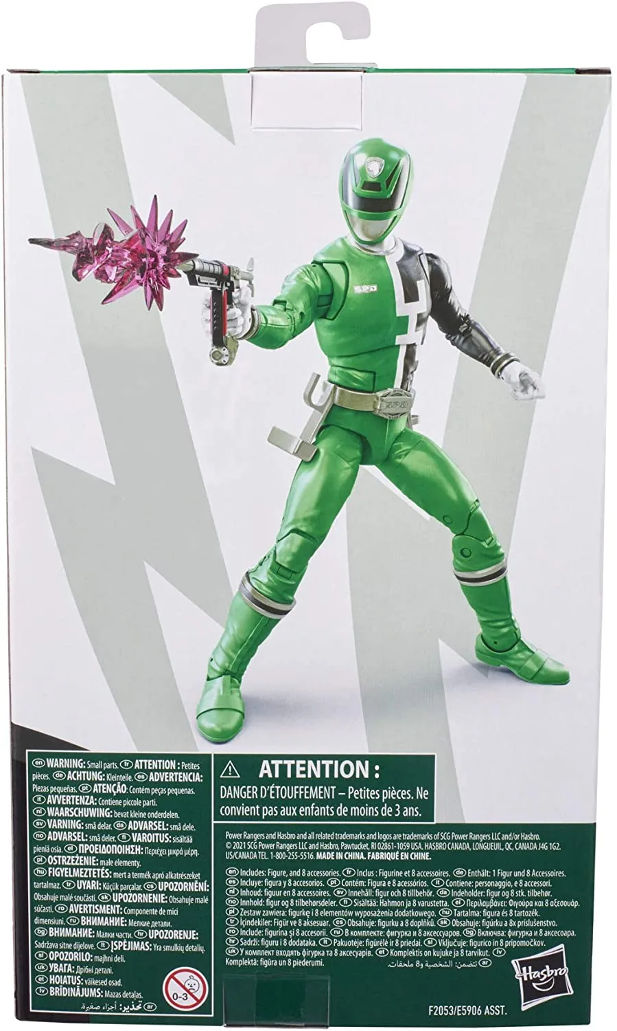 Power Rangers Lightning Collection S.P.D. Green Ranger 6-Inch Premium Collectible Action Figure Toy with Accessories