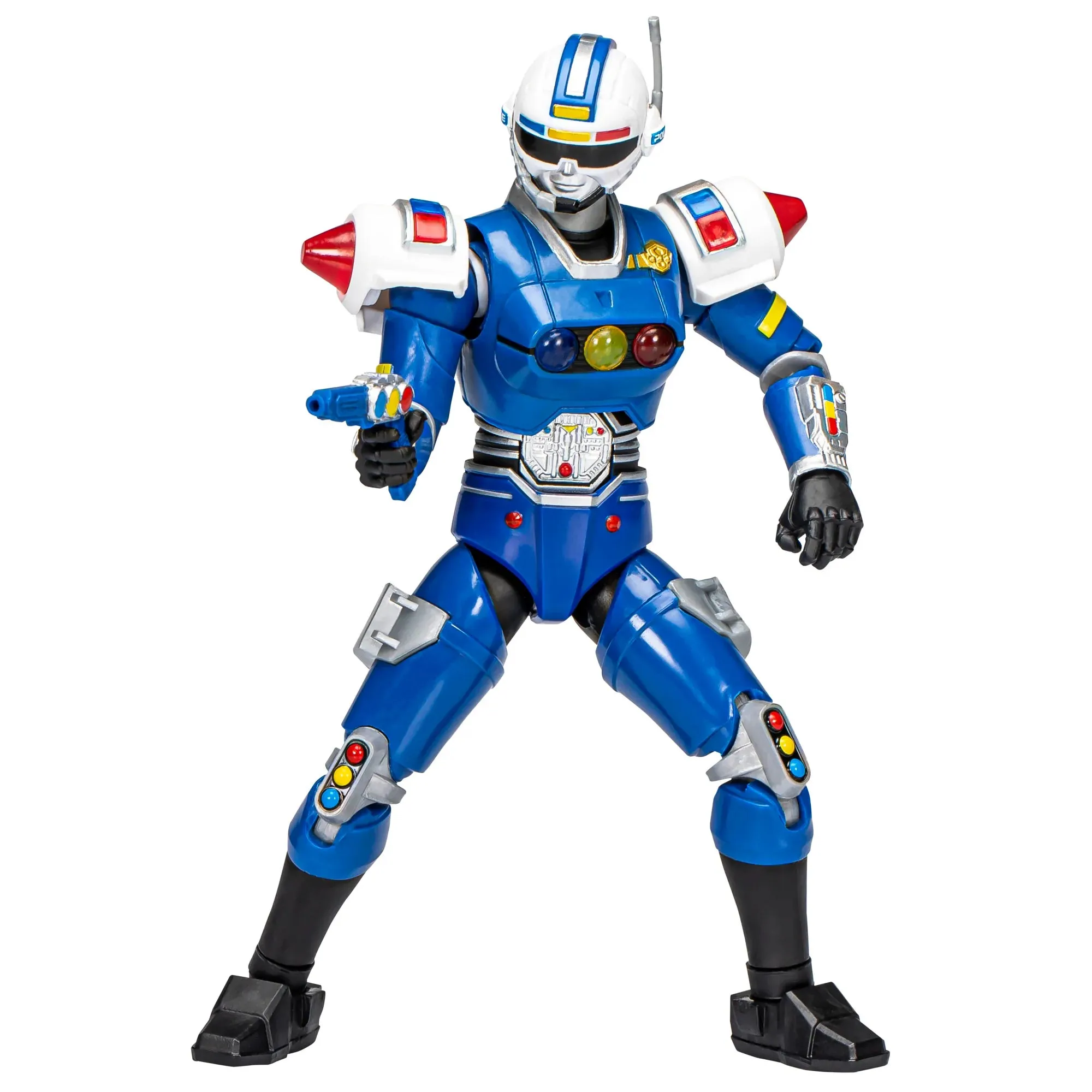 Power Rangers Lightning Collection - Turbo Blue Senturion Deluxe Action Figure (F8205)