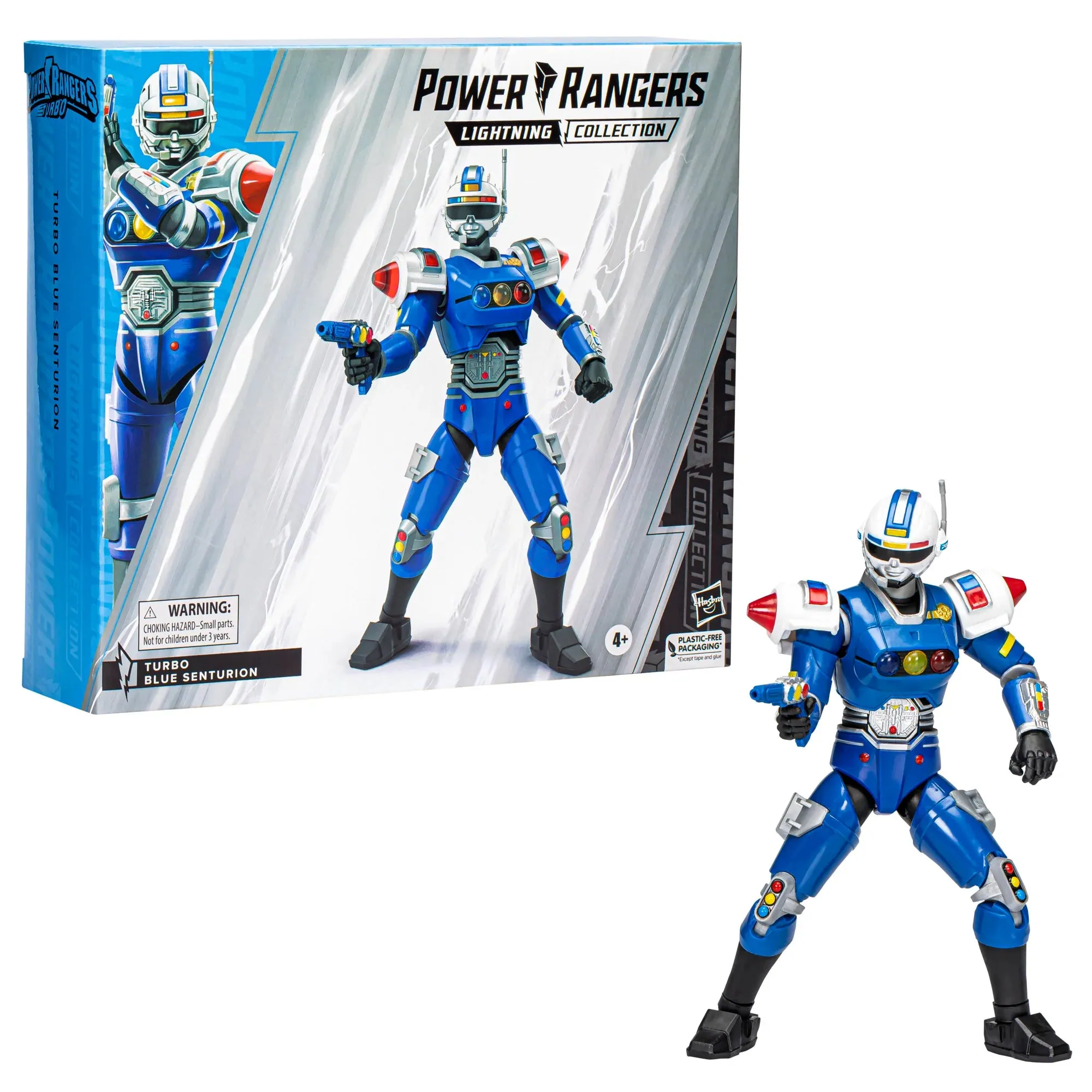 Power Rangers Lightning Collection - Turbo Blue Senturion Deluxe Action Figure (F8205)