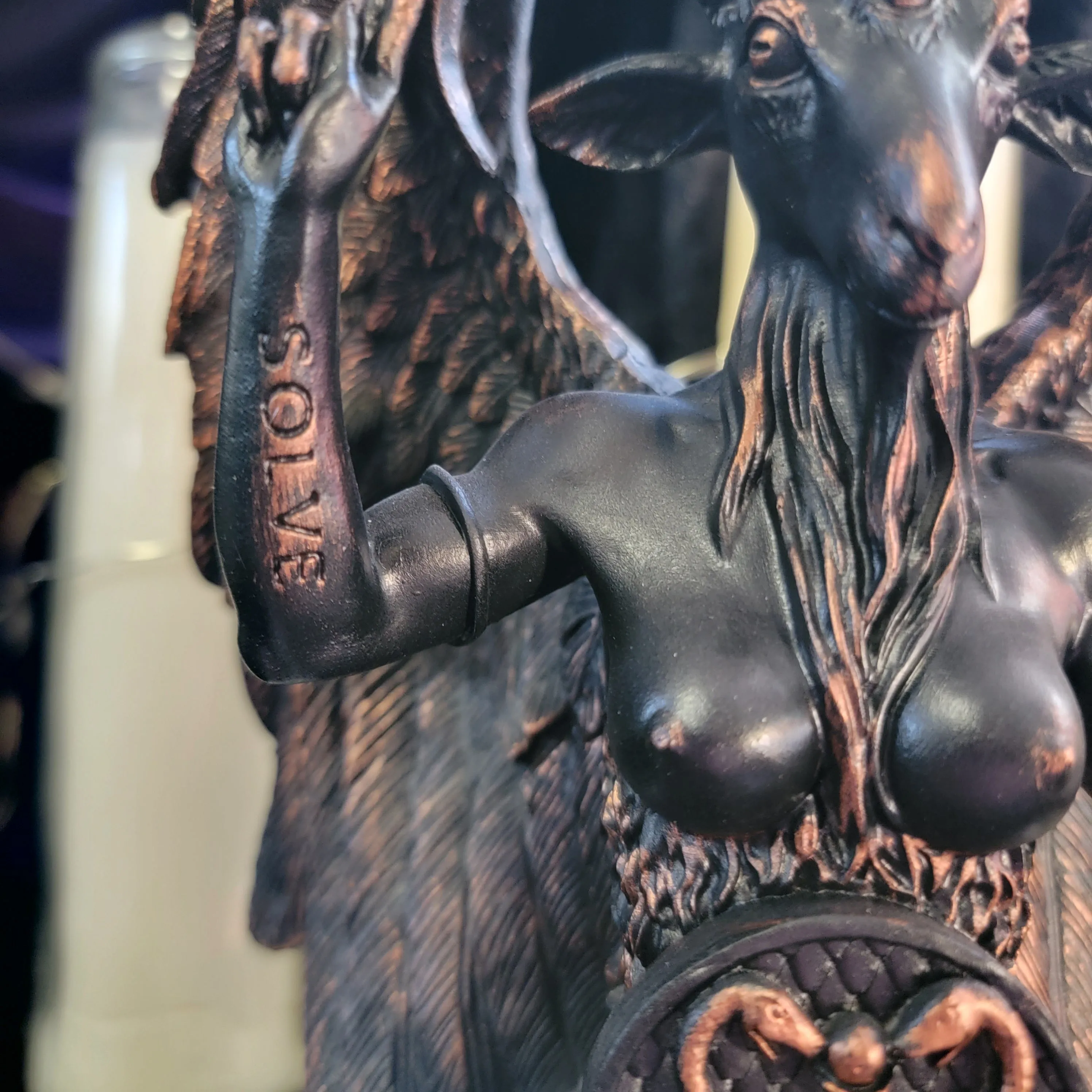 Sitting Baphomet Statue