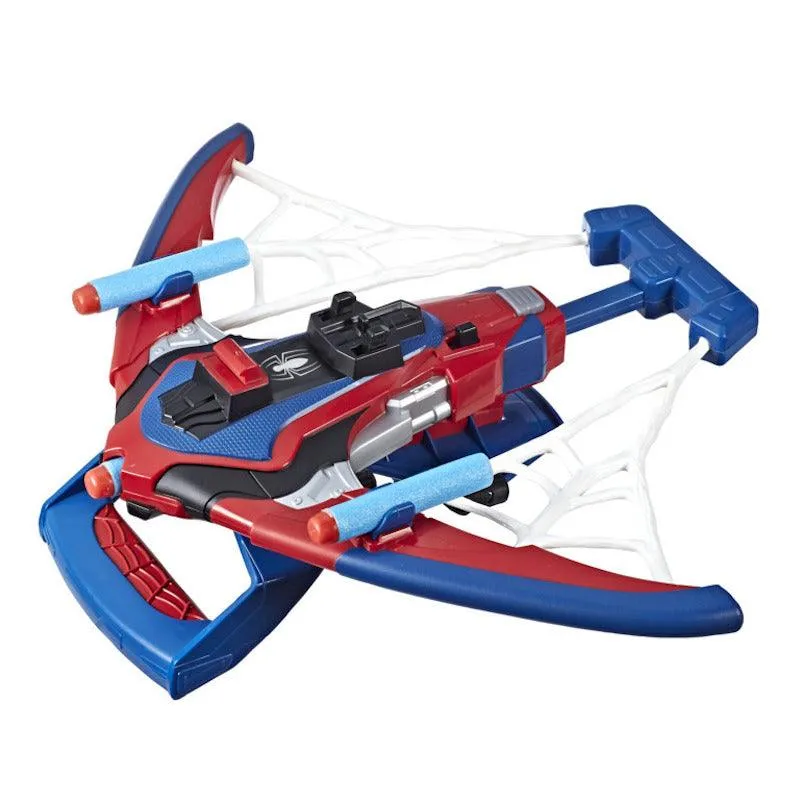 Spider-Man Web Shots Spiderbolt NERF Powered Blaster Toy, 3 Fires Darts, For Kids Ages 5 and Up