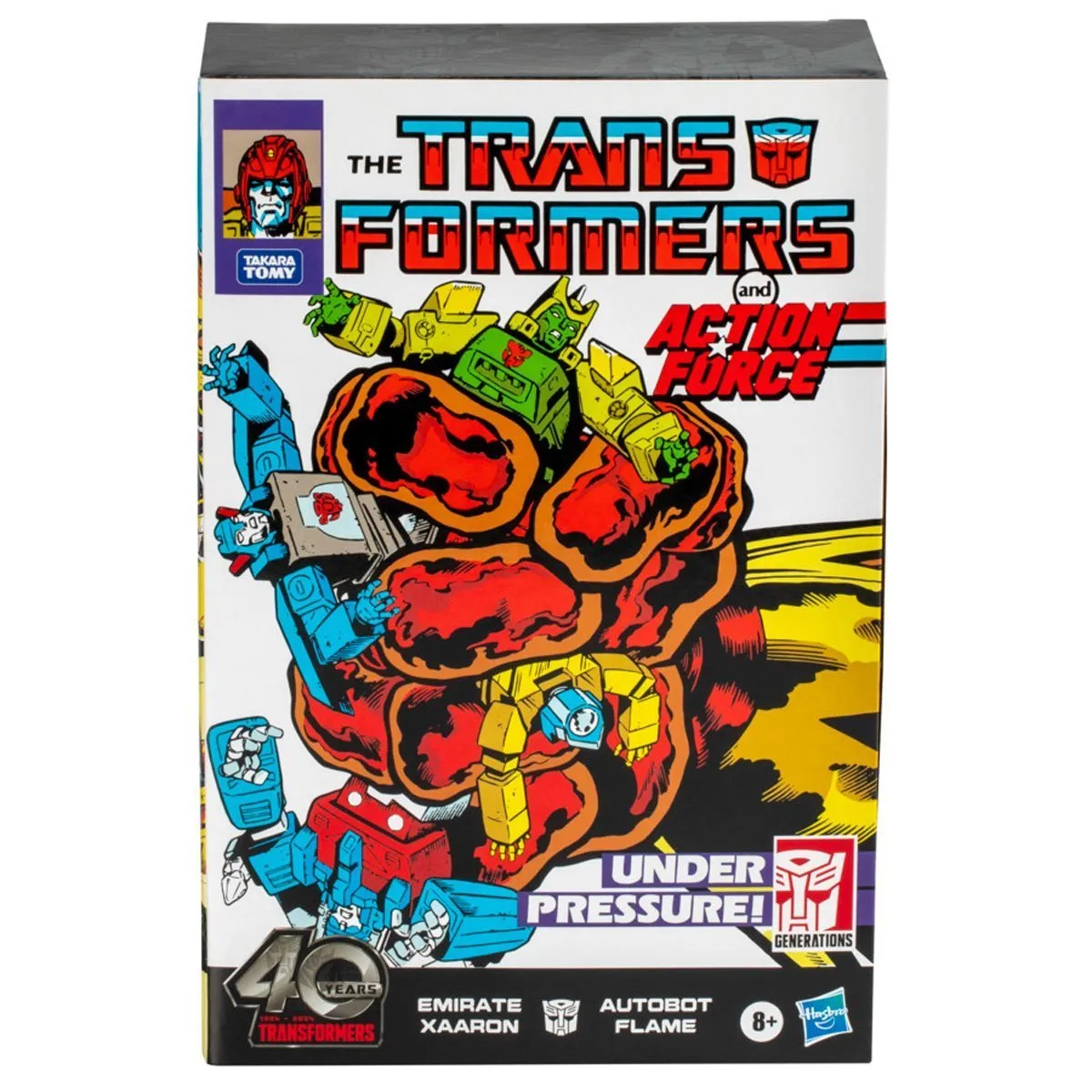 Transformers Generations 40th Anniversary Comic Edition Autobot Flame & Emirate Xaaron